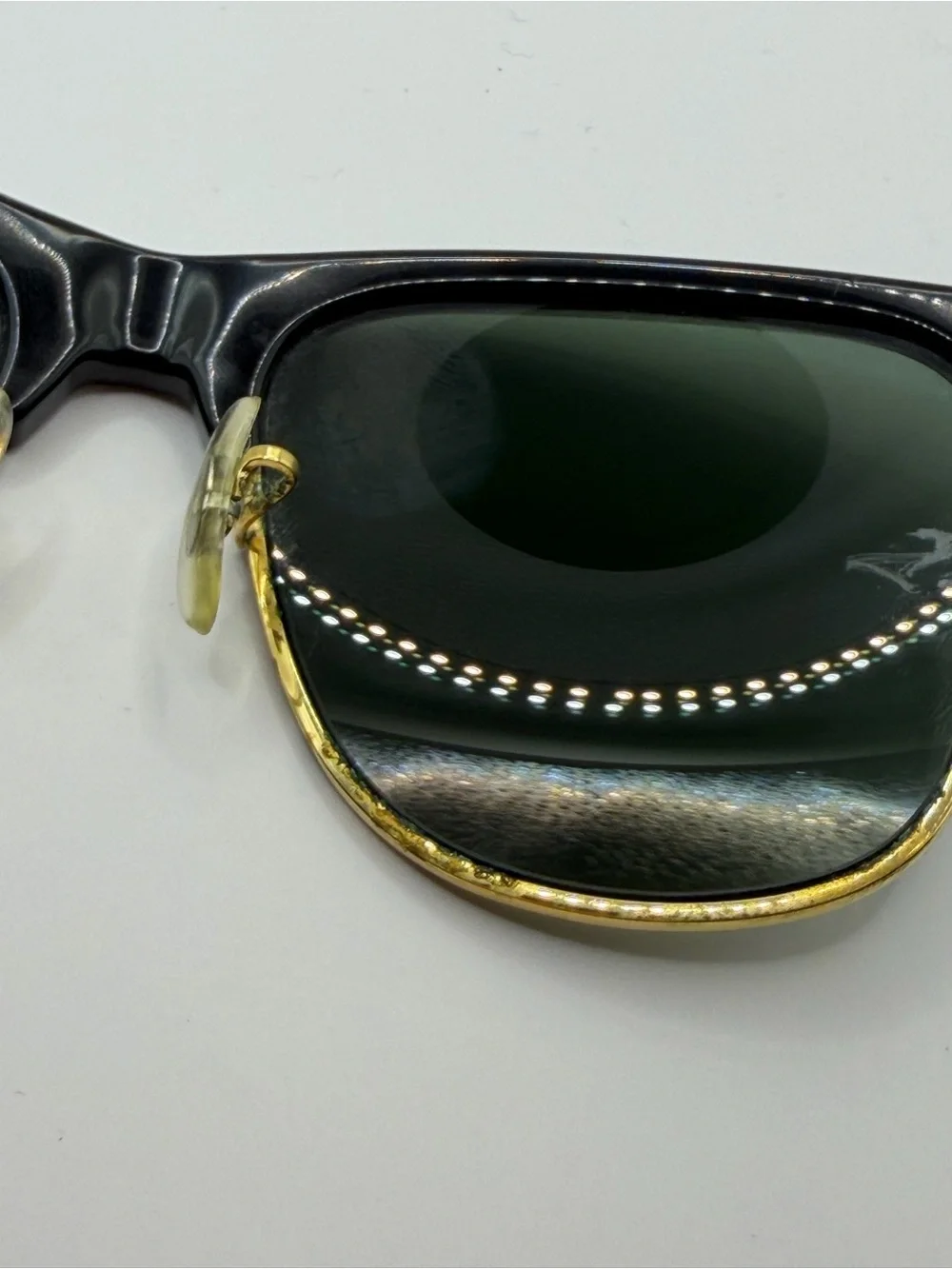 Vintage RAY BAN Sunglasses WAYFARER MAX B&L Black Frame Black Lens 1970-80s asis